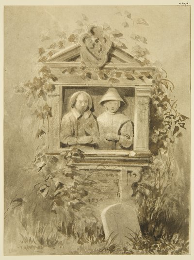 Monumento nel cimitero della Chiesa di San Tommaso (probabilmente Richard Hart) rimosso dalla Vecchia Chiesa da Joseph Manning