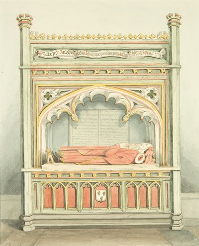 Monumento a William Canynges in St Mary Redcliffe da Joseph Manning