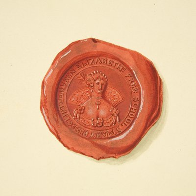 Sigillo della scuola di Queen Elizabeth da Joseph Manning