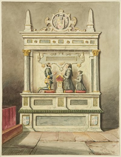 Monumento di Sir Charles Somerset, sua moglie e sua figlia, nella Chiesa di San Giacomo da Joseph Manning