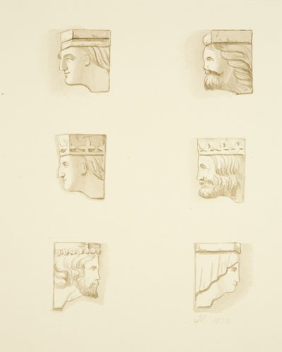 Sei mensole nel tetto di San Giacomo da Joseph Manning