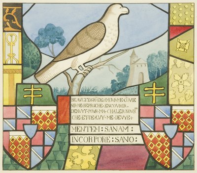 Vetrata nella Chiesa di San Marco - un dispositivo araldico da Joseph Manning