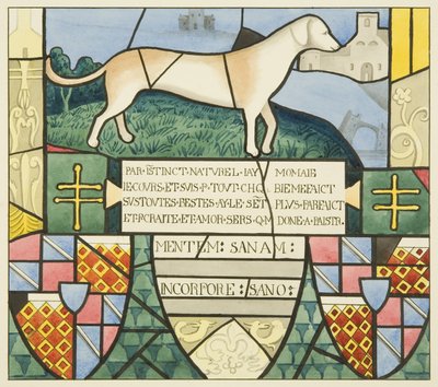 Vetrata in San Marco - un dispositivo araldico da Joseph Manning