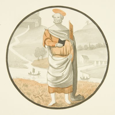 Vetrata in San Marco - un santo da Joseph Manning