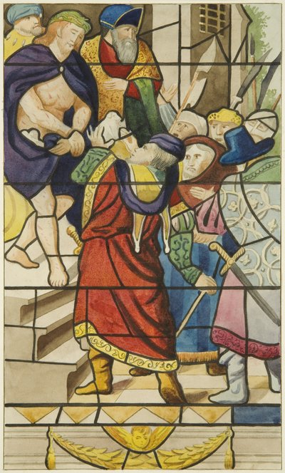 Vetrata in San Marco - scena della Passione di Cristo da Joseph Manning