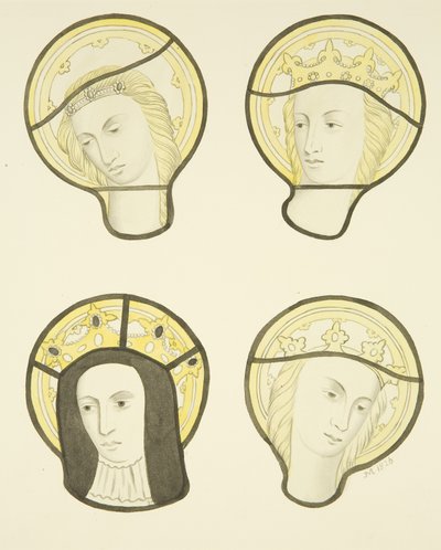 Vetrata nella finestra est, transetto nord di St Mary Redcliffe da Joseph Manning