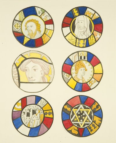 Vetrata nella finestra ovest del transetto nord di St Mary Redcliffe da Joseph Manning