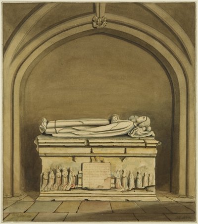 Tomba di Thomas Rowley e sua moglie nella cripta della Chiesa di San Giovanni da Joseph Manning