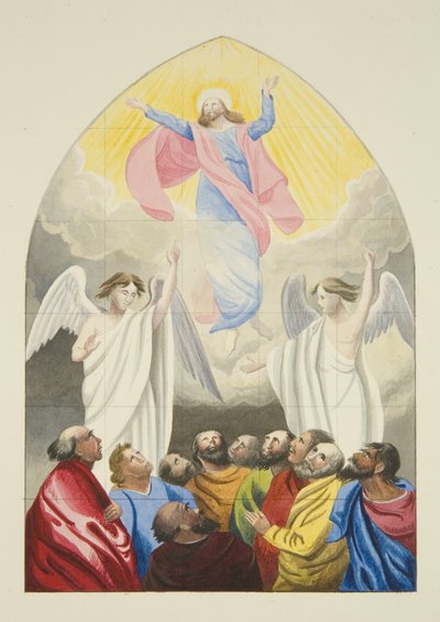 Finestra progettata da Edward Bird, R.A., nella Chiesa del Tempio da Joseph Manning