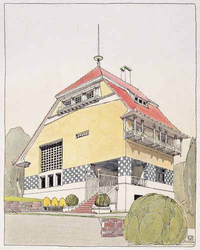 Studio per la Casa di Olbrich, Darmstadt, da 
