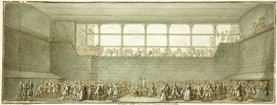 Il Giuramento della Pallacorda, c.1789 da Joseph Marie Flouest