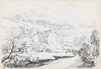 Paesaggio nelle colline albanesi da Joseph Marie Vien