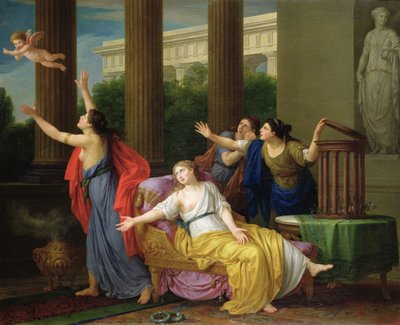Cupido in fuga dalla schiavitù, 1789 da Joseph Marie, the Elder Vien