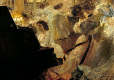 Belle époque: Ballo bianco da Joseph Marius Avy