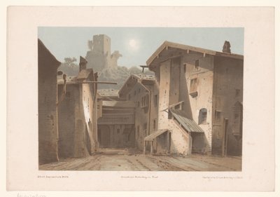 Veduta di Bad Ragaz, Hof-Ragatz canton San Gallo da Joseph Maximilian Kolb