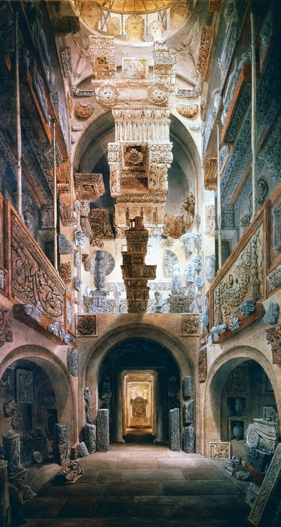 Sala a cupola della Casa Soane da Joseph Michael Gandy