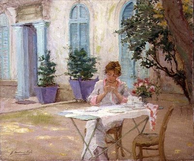 Colazione sulla terrazza da Joseph Milner Kite