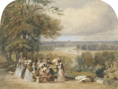 Picnic su Richmond Hill da Joseph Murray Ince