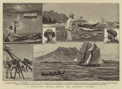 Una crociera di rilevamento tra le Isole Salomone da Joseph Nash