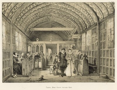 Cappella, Moat House, Ightham, Kent da Joseph Nash