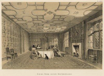 Sala da Pranzo, Levens, Westmoreland da Joseph Nash