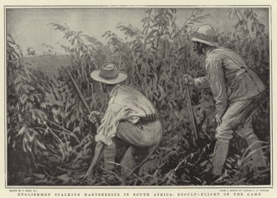Inglesi che inseguono Hartebeeste in Sudafrica, Risultato, Fuga del Gioco da Joseph Nash