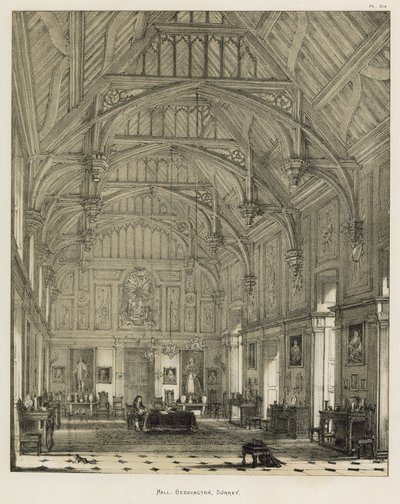 Sala, Beddington, Surrey da Joseph Nash