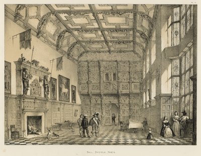 Hall, Hatfield, Herts da Joseph Nash