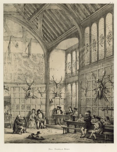 Sala, Ockwells, Berks da Joseph Nash