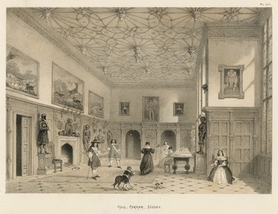 Sala, Parham, Sussex da Joseph Nash