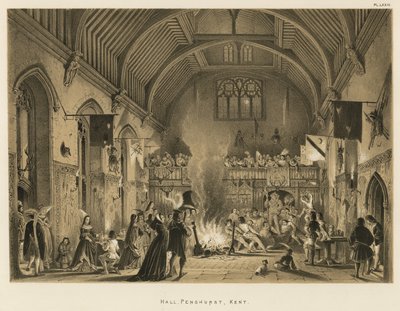 Sala, Penshurst, Kent da Joseph Nash