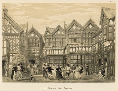 Little Moreton Hall, Cheshire da Joseph Nash