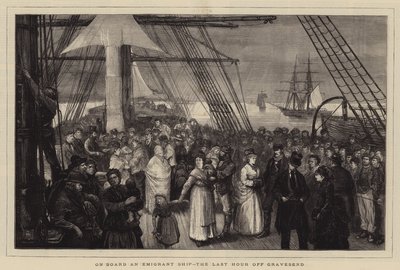 A bordo di una nave di emigranti, l