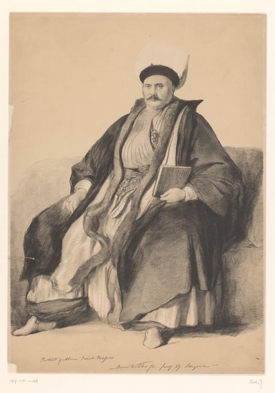 Ritratto di Abram Jacob Messir da Joseph Nash