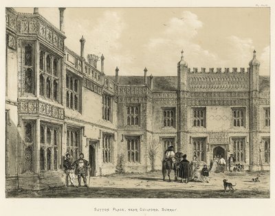 Sutton Place, vicino a Guilford, Surrey da Joseph Nash