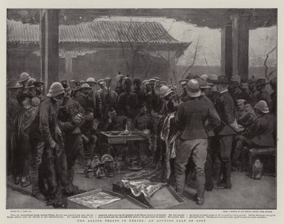 Le truppe alleate a Pechino, un