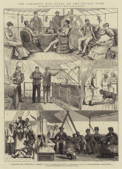 La guerra degli Ashanti, Note sul viaggio di ritorno da Joseph Nash