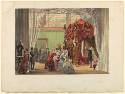 Austria n. 1: Tavola da "Immagini Comprensive della Grande Esposizione del 1851 di Dickinson," pubblicato nel 1854 da Joseph Nash The Elder