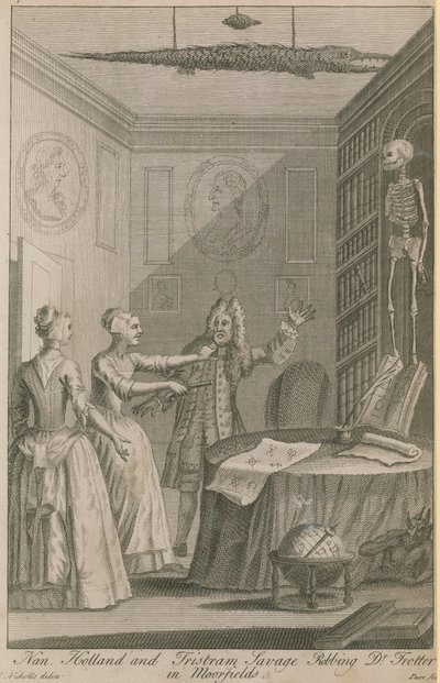 Nan Holland e Tristram Savage che Derubano il Dr Trotter a Moorfields da Joseph Nicholls