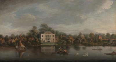 Villa del Papa, Twickenham, ca. 1755 da Joseph Nickolls