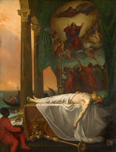 Tiziano in stato al Palazzo Barberino da Joseph Nicolas Robert Fleury