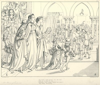 Illustrazione per La ballata del vecchio marinaio di Coleridge da Joseph Noel (after) Paton