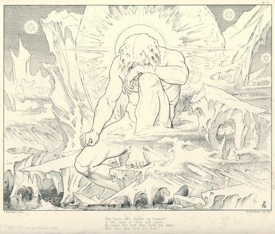 Illustrazione per La ballata del vecchio marinaio di Coleridge da Joseph Noel (after) Paton