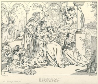 Illustrazione per La ballata del vecchio marinaio di Coleridge da Joseph Noel (after) Paton