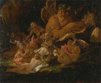 Puck e le fate, da "Sogno di una notte di mezza estate" da Joseph Noel Paton
