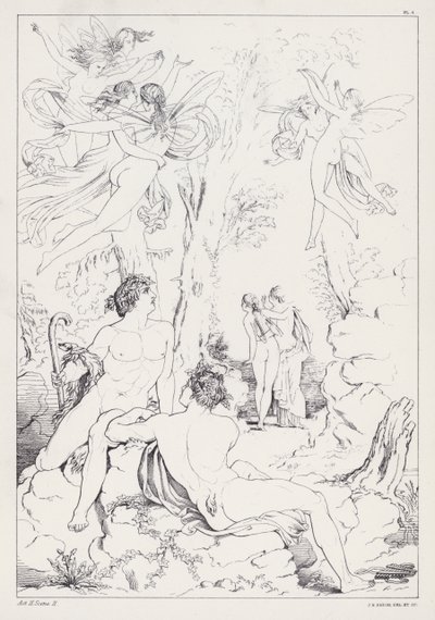 Prometeo Liberato di Shelley, Atto II, Scena 2 da Joseph Noel after Paton