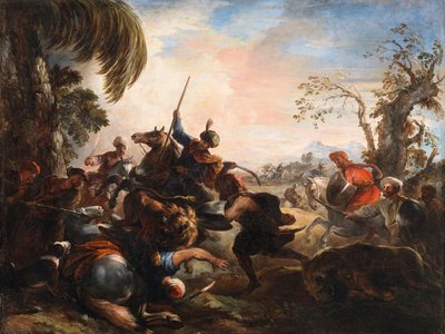 Caccia al leone da Joseph Parrocel