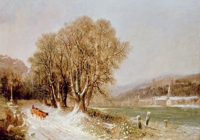 Sul fiume Neckar, Heidelberg da Joseph Paul Pettit