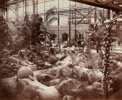 Il Crystal Palace a Londra: la sezione tropicale, c.1870 da Joseph Paxton