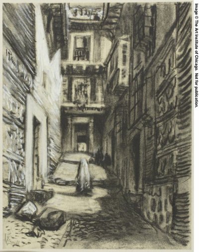 Una strada di Toledo da Joseph Pennell